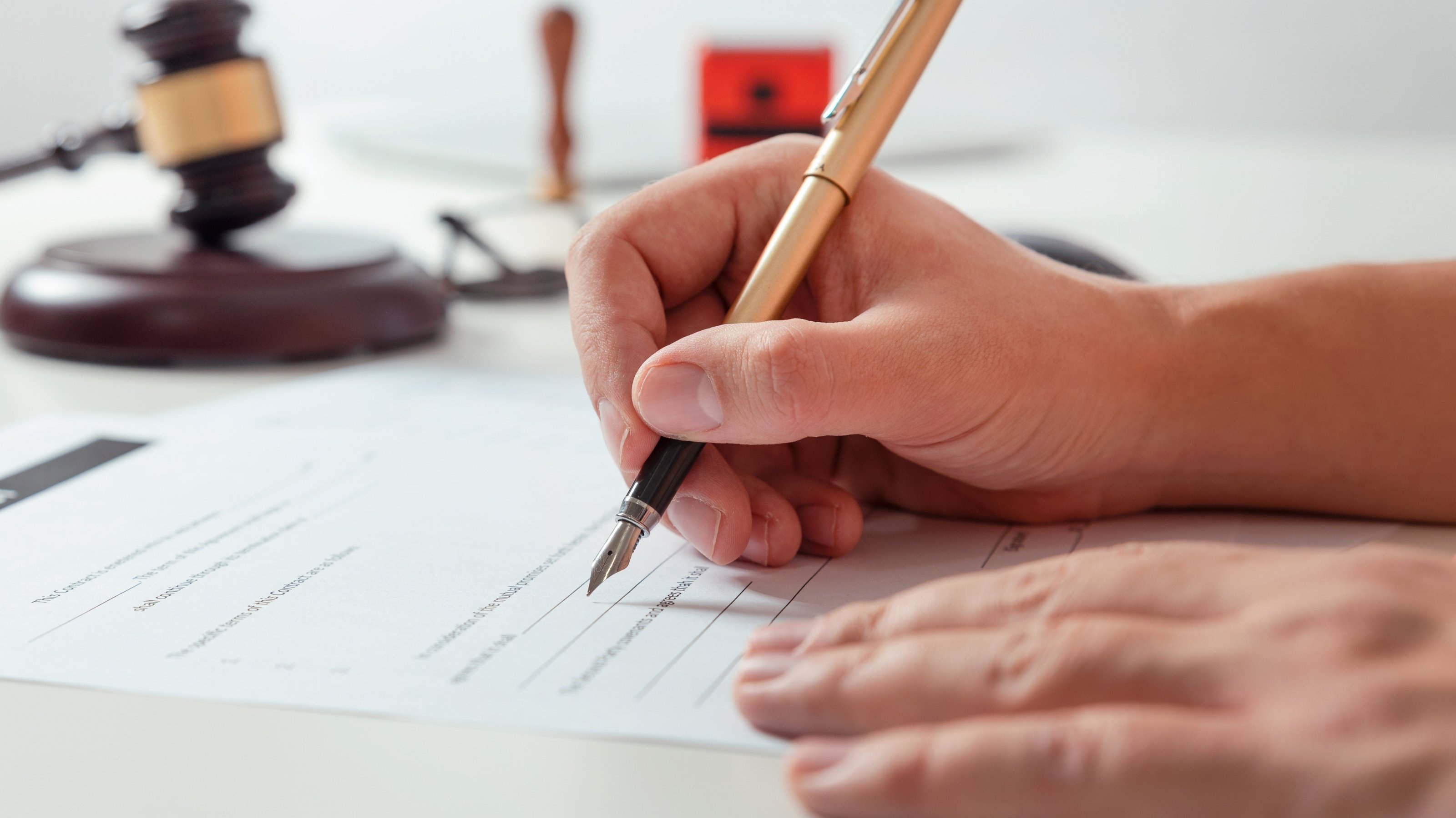 person reviewing trade promotion competition permit