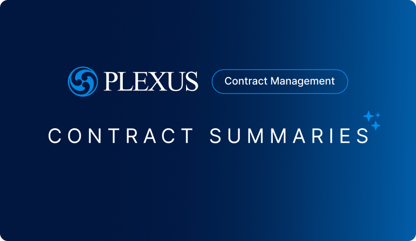 Introducing Contract Summaries, powered by Plexus AI