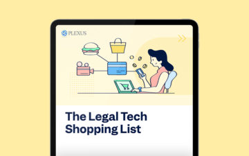 Legal tech shopping list