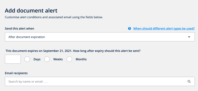 Plexus Document Alert